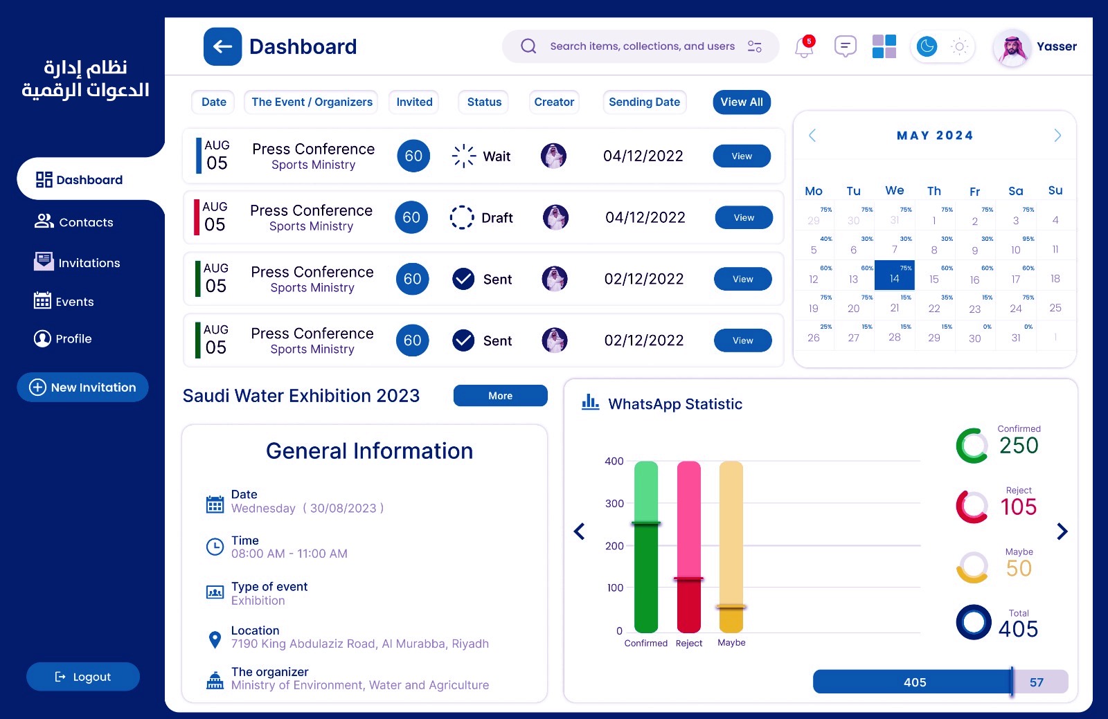 نظام الدعوات الرقمية